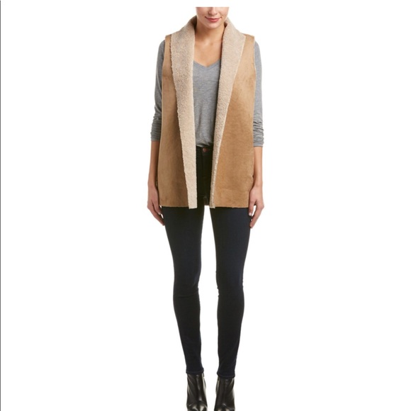 Velvet Jackets & Blazers - Velvet Brand Fur Sherpa Vest